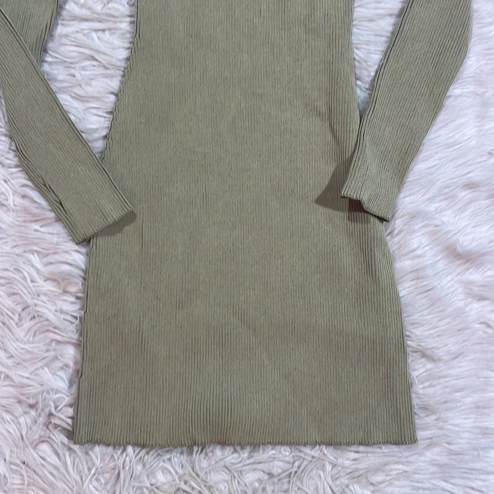 SER.O.YA Tan Ribbed Mini Dress - Picture 7 of 9